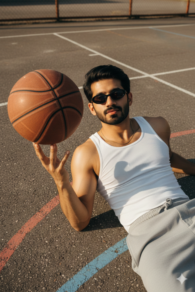 basketball court photography