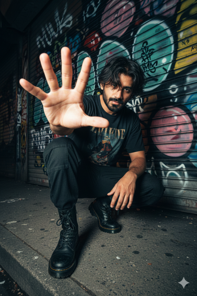 Night street photo Prompt 29