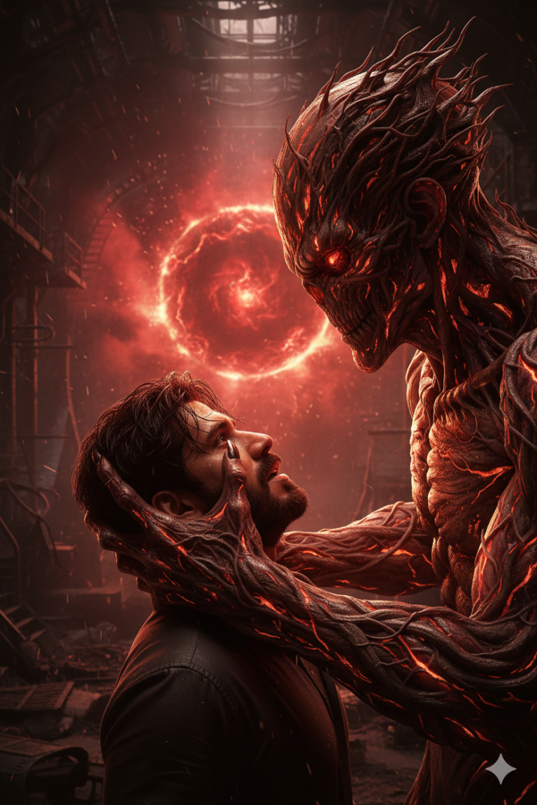 Stanger things closeup