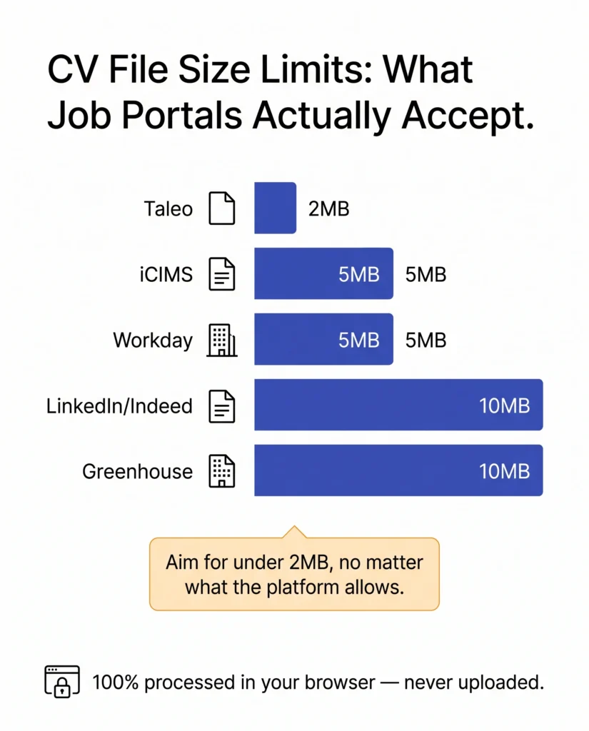 CV File Size Too Large