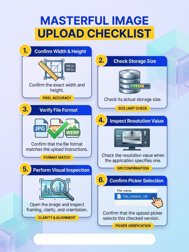 uti photo resize checklist